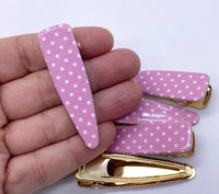 50% OFF! Were $5.20/ now $2.60 - Exclusive Custom Printed Acrylic Top Deluxe Alligator Clips
