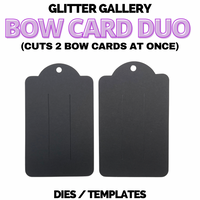 Bow Display Card TEMPLATE