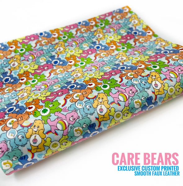 Care Bears - Exclusive Custom Printed Smooth Faux Leather