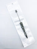 Beadable Pens - Printed / Patterned Designs 2pcs with bags