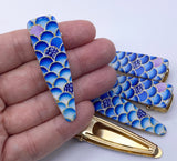 50% OFF! Were $5.20/ now $2.60 - Exclusive Custom Printed Acrylic Top Deluxe Alligator Clips