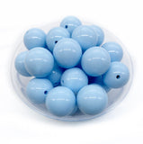 20mm Chunky / Bubblegum Beads - SOLID COLOURS