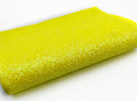Mellow Yellow Solid Colour Glimmer Chunky Glitter