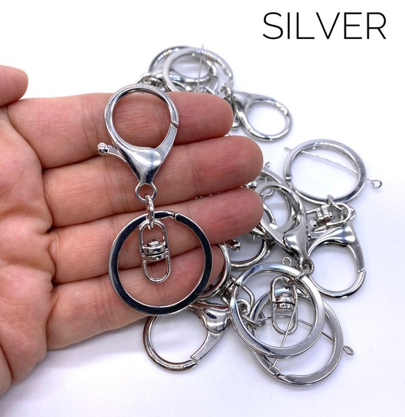 Key Ring / Lobster clasp - Silver.