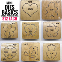 Mini Basics DIES - Special Purchase price $12 each!