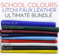 School Colours Litchi Faux Leather Ultimate Bundle