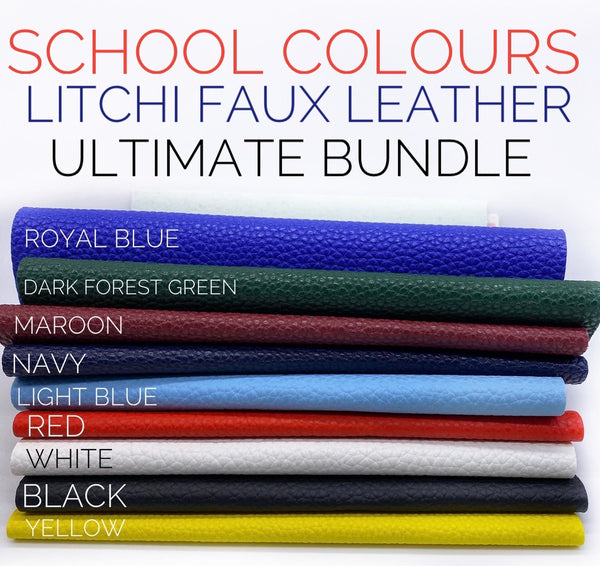 School Colours Litchi Faux Leather Ultimate Bundle