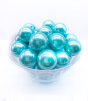 20mm Chunky / Bubblegum Beads - PEARL