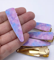50% OFF! Were $5.20/ now $2.60 - Exclusive Custom Printed Acrylic Top Deluxe Alligator Clips