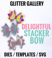 Delightful Stacker Bow Die - Large. 4 inch / 10.16cm