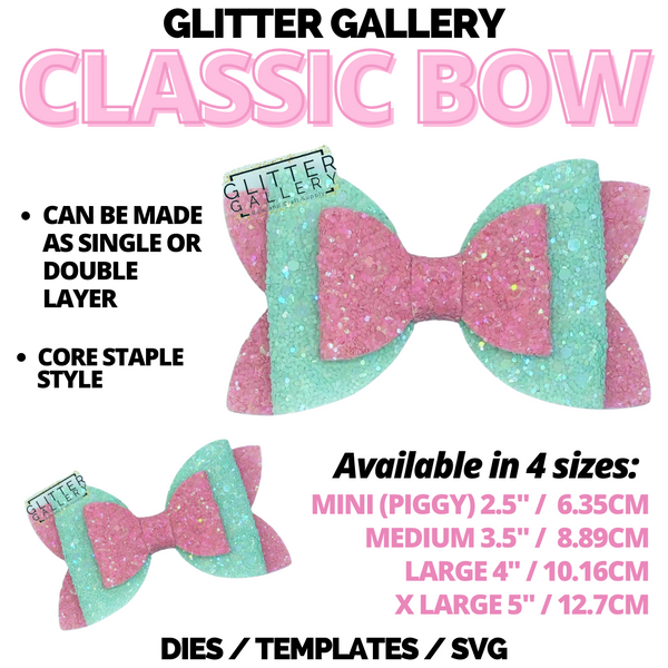 ** PRE ORDER ** -  Classic Bow Die - X Large. 5 inch / 12.7cm
