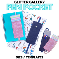 Pen Pocket (No sew)  TEMPLATE