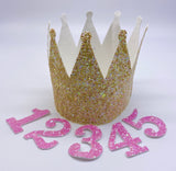 Unisex Large Crown with Numbers  TEMPLATE
