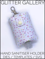 Glitter Gallery No Sew Hand Sanitiser Holder Digital Download