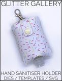 Glitter Gallery No Sew Hand Sanitiser Holder Digital Download