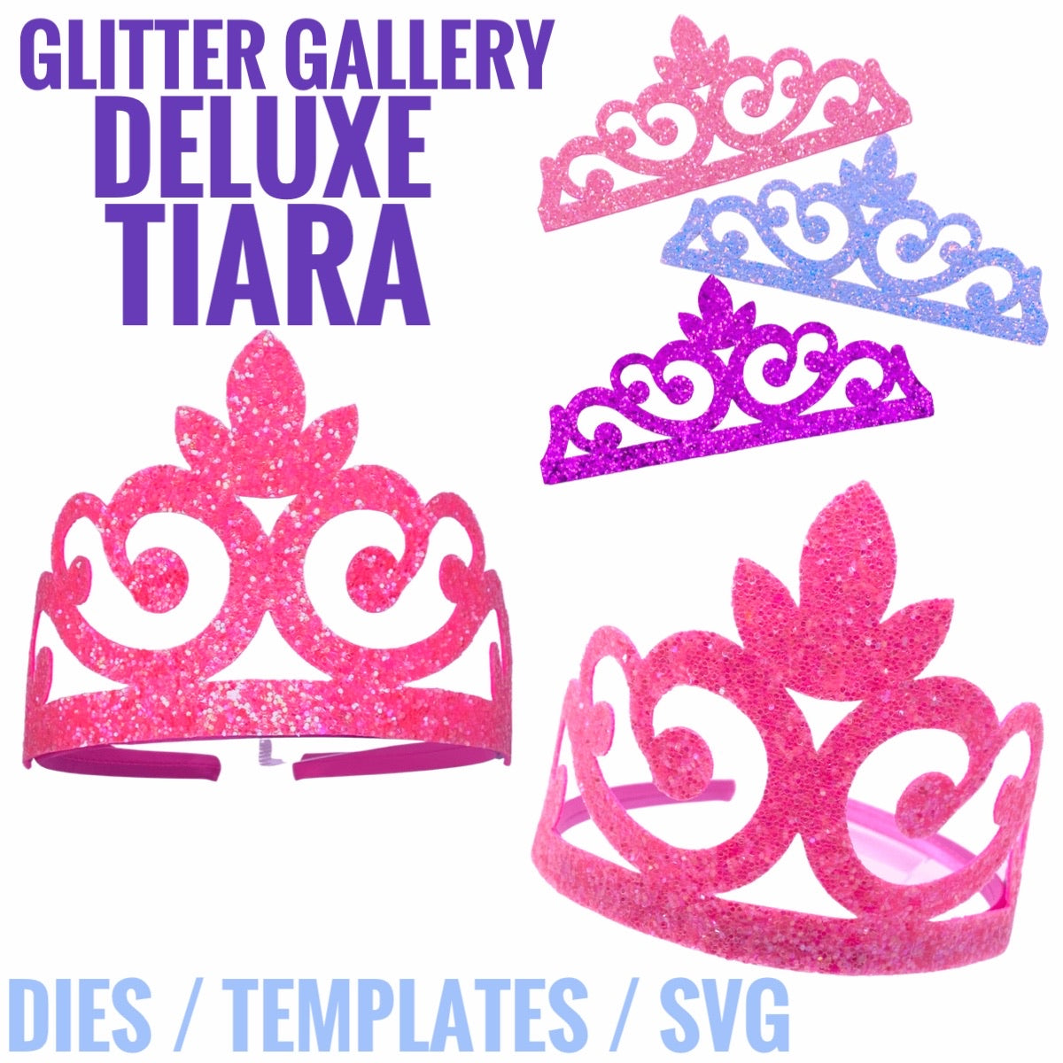 Basic Tiara Template Deluxe Tiara TEMPLATE – www.glittergallery.com.au