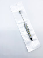 Beadable Pens - Printed / Patterned Designs 2pcs with bags