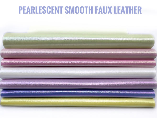 Pearlescent Smooth Faux Leather