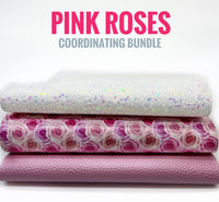 Pink Roses Co-ordinating Bundle. 50% OFF! - WAS $13 / NOW $6.50