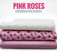 Pink Roses Co-ordinating Bundle. 50% OFF! - WAS $13 / NOW $6.50