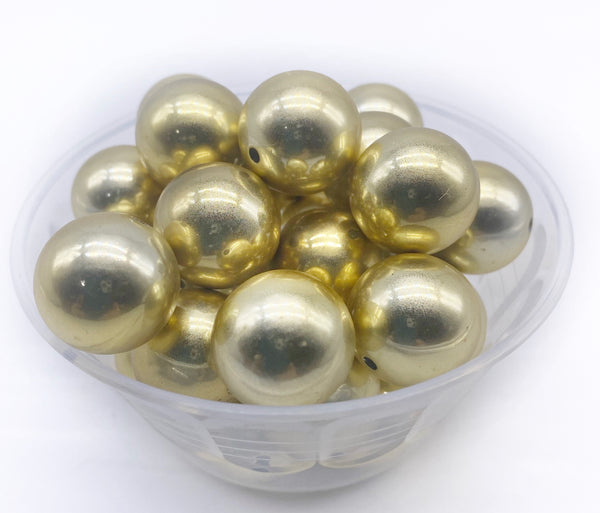 20mm Chunky / Bubblegum Beads - CHROME FINISH
