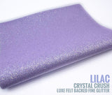 Crystal Crush Fine Glitters - Luxe Felt Backed